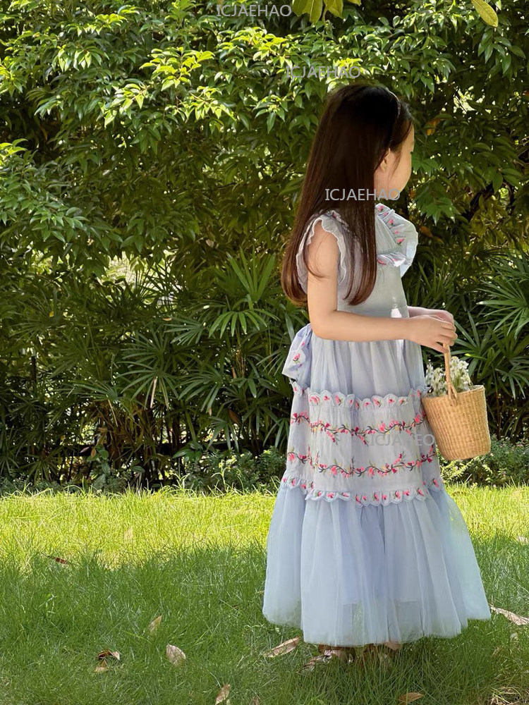 Baby Q Clothing - Nouvelle Robe Fille 2026 Été Style