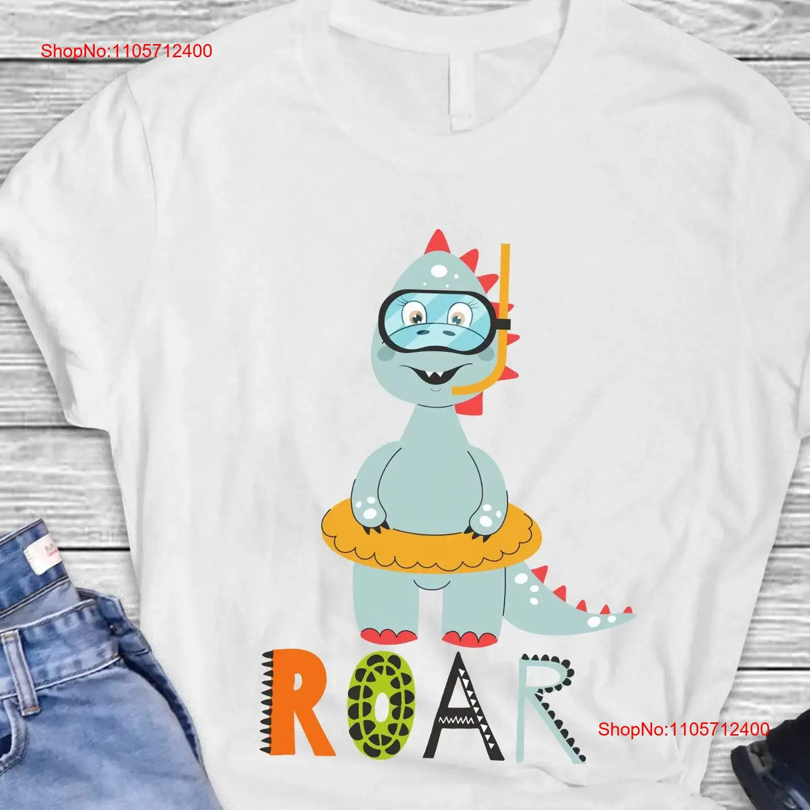 Baby Clothing Wash - T-shirt Abdl Dinosaure Age Regression Babyfur
