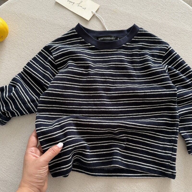 Baby Clothing Layers - T-shirt rayé à manches longues pour
