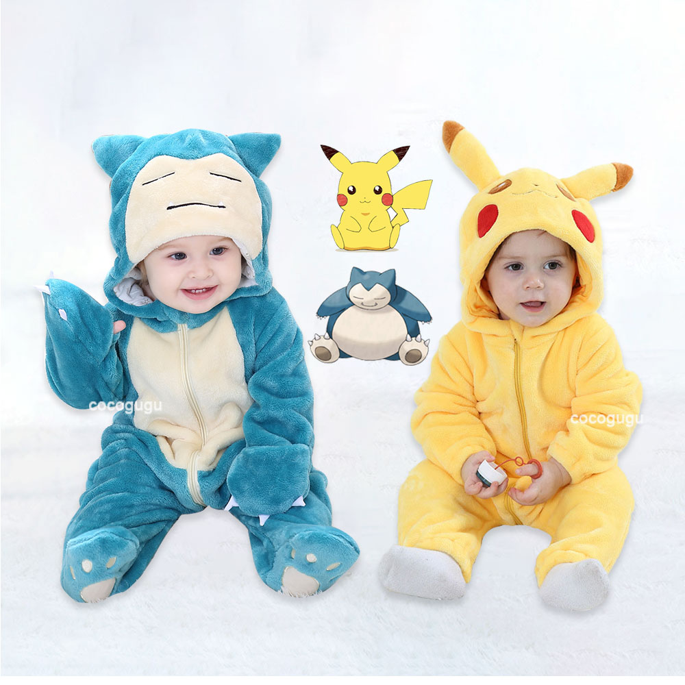 Baby Clothing On Sale - Costume Pokemon 0-5 ans, barboteuse ronflex