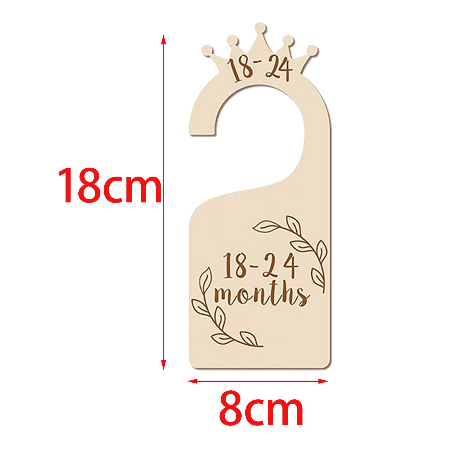 Baby Clothing Hanger Dividers - Séparateurs de placard pour bébé, ensemble