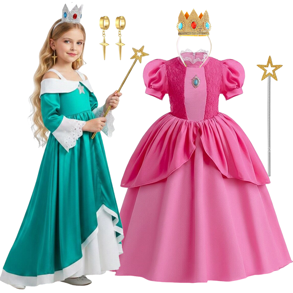 Baby Clothing Europe - Nouvelle Robe de Princesse Rosalina Peach