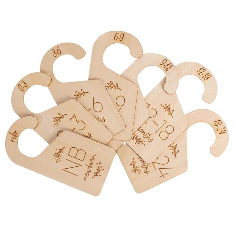 Baby Clothing Hanger Dividers - Organisateurs garde-robe pour bébé, diviseurs taille