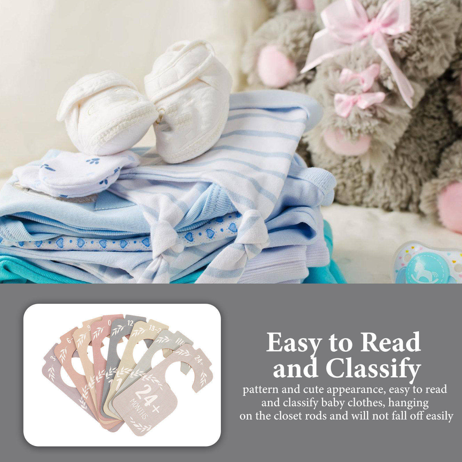 8 pièces, séparateurs de taill - Baby Clothing Hanger Dividers avis et prix