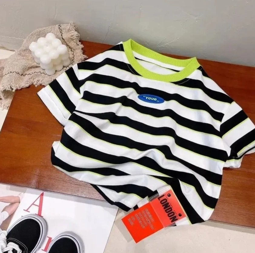 T-shirt à manches courtes rayé - Baby Clothing Patterns Free avis et prix