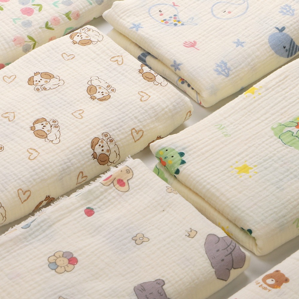 Tissu en crêpe imprimé, double - Baby Clothing Layers avis et prix