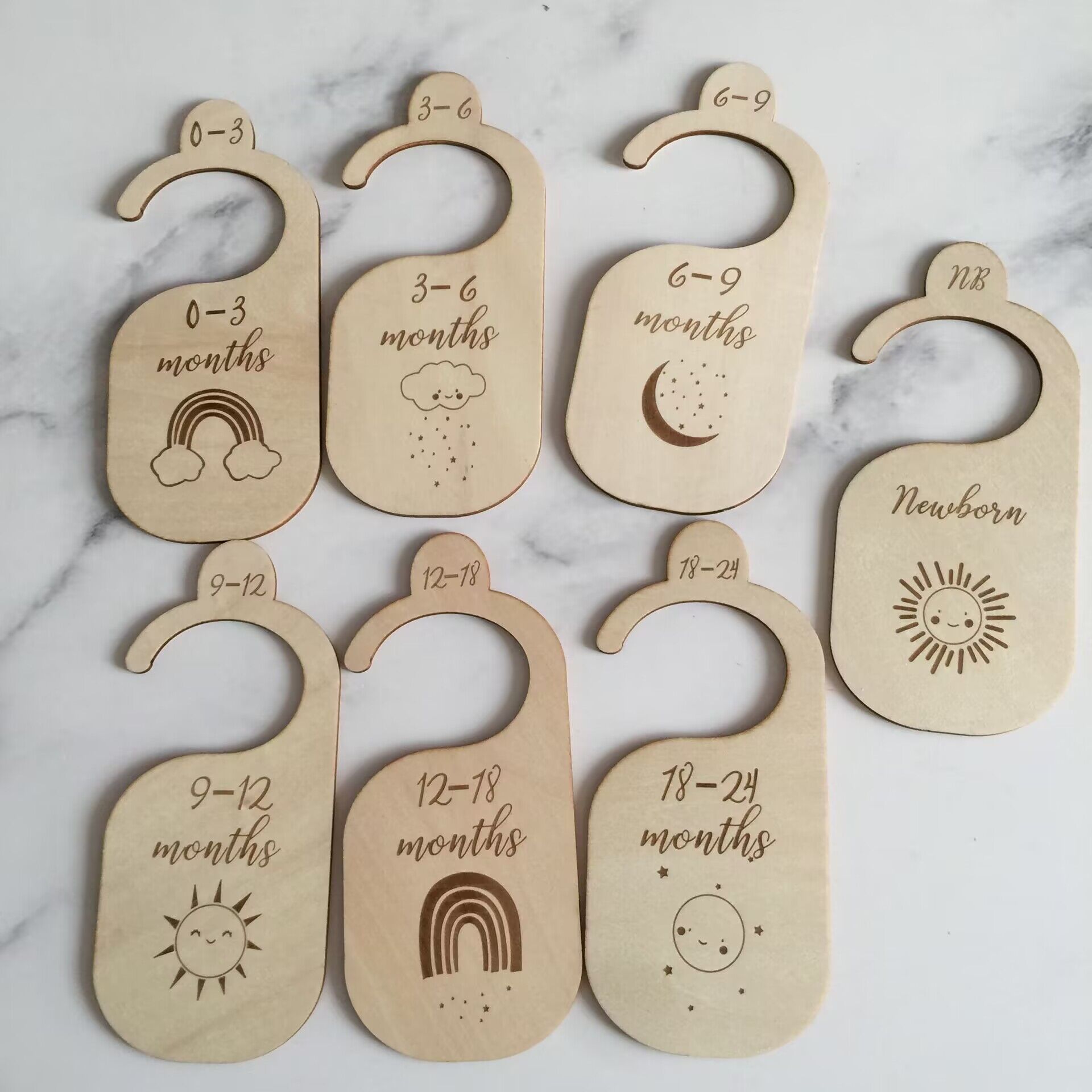 Séparateurs de taille en bois  - Baby Clothing Hanger Dividers avis et prix