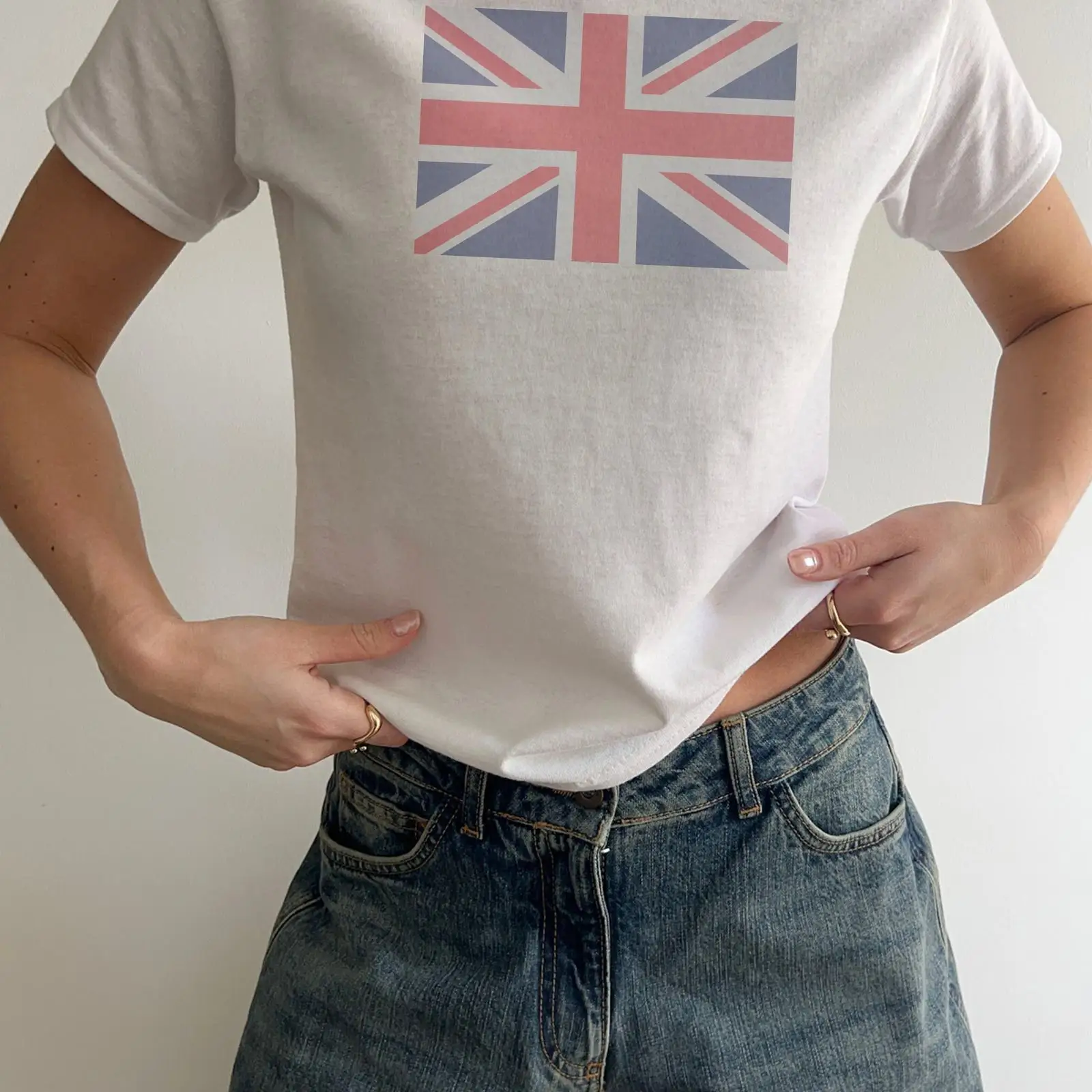T-shirt Y2K délavé motif drape - Baby Clothing Country avis et prix